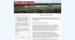 Desktop Screenshot of cherrybets.com